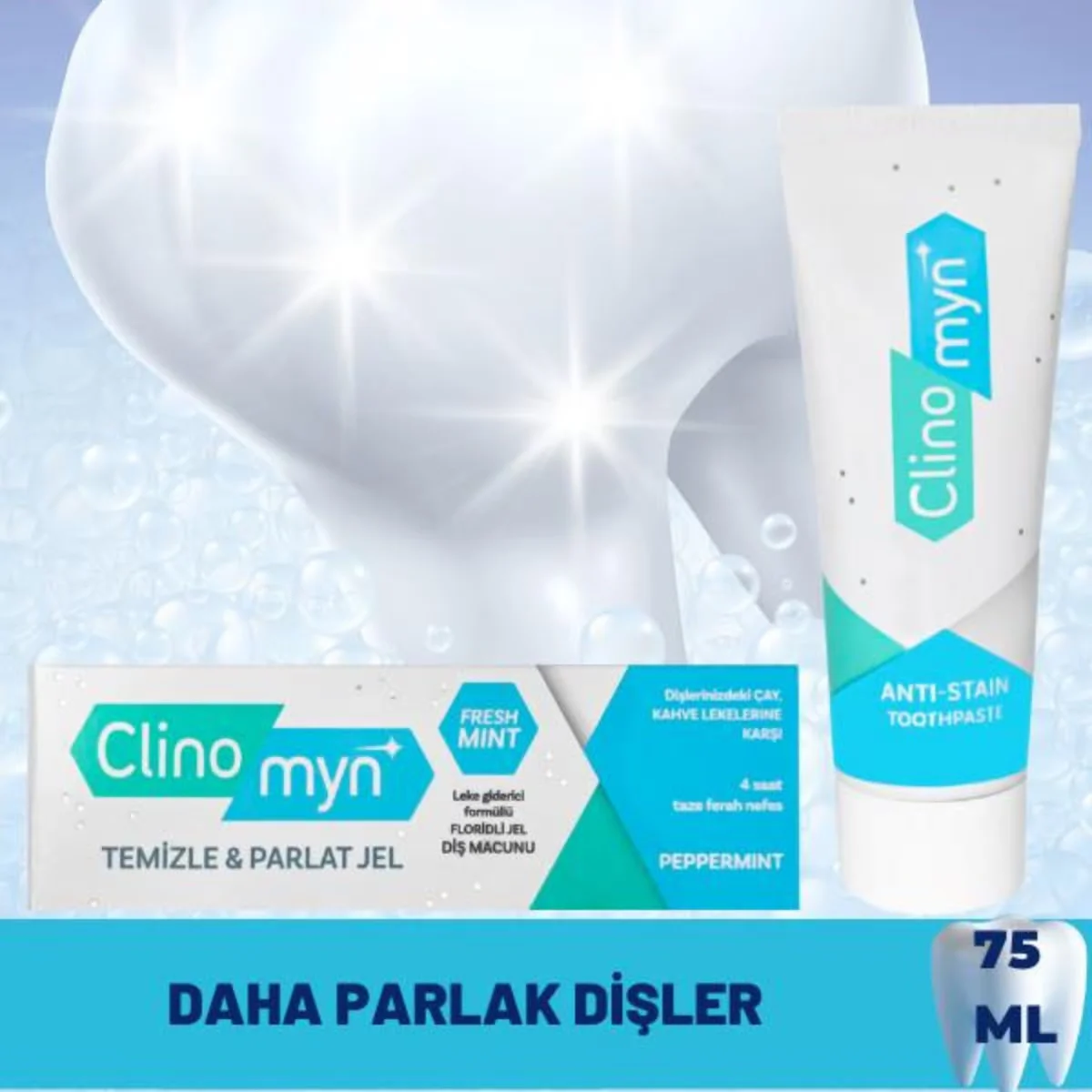 Obtenez des dents plus blanches et éclatantes avec Clinomyn 6