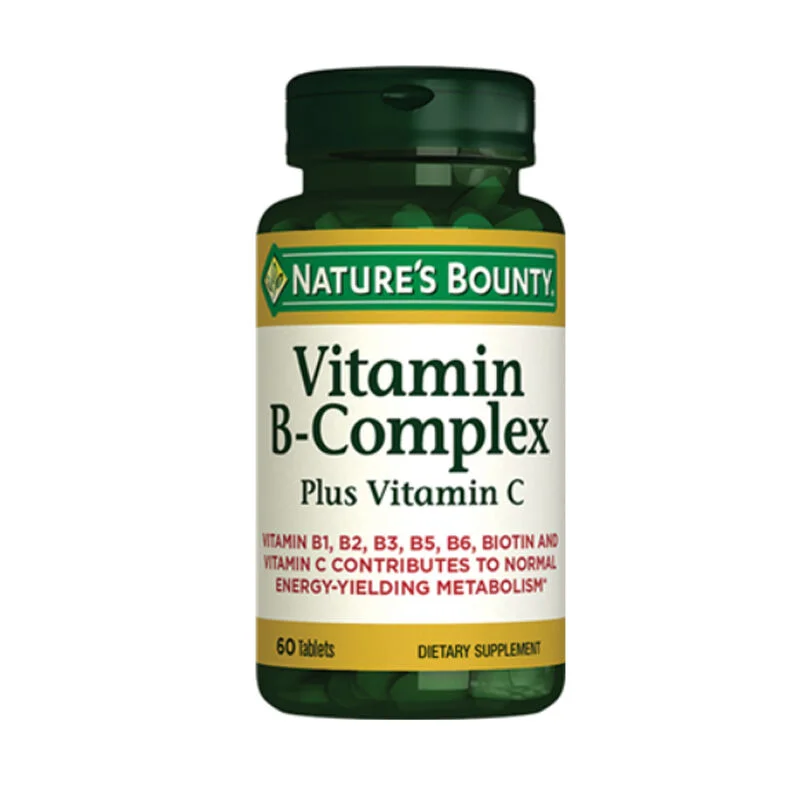 استمتع بمكمل Natures Bounty B-Complex Plus الخالي من المضافا