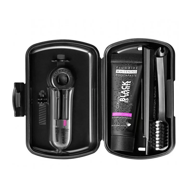 احصل على ابتسامة مشرقة مع مجموعة Curaprox Black Is White للس 4