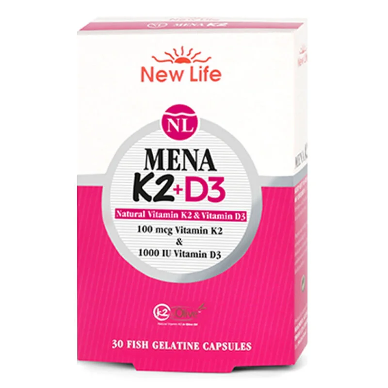 عظام أقوى ومناعة معززة مع New Life Mena K2+D3 2