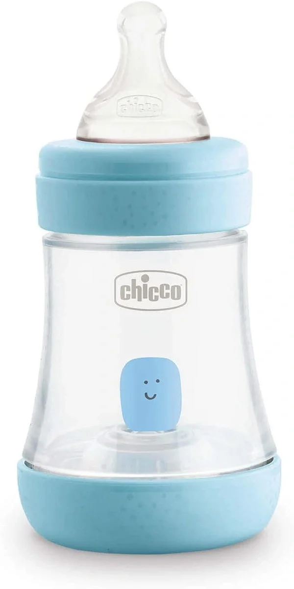 Бутылочка для кормления Chicco Intui-flow System 5 Perfect 0 м+ 150 мл - Синяя