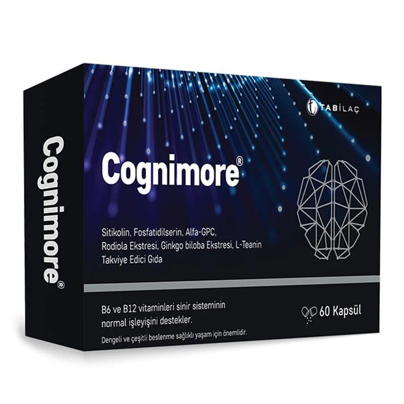 Améliorez Mémoire & Concentration avec Cognimore 60 Capsules