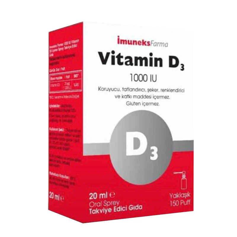 Renforcez vos os et votre immunité avec Imuneks Vitamine D3 2