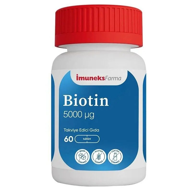 Renforcez Cheveux, Peau, Ongles avec İmuneks Biotine 5000µg 2