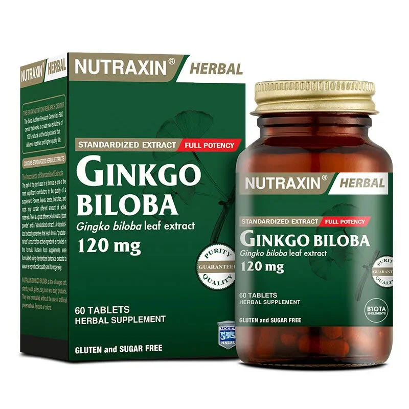 Гинкго Билоба+ 120 мг 60 капсул от Nutraxin 2