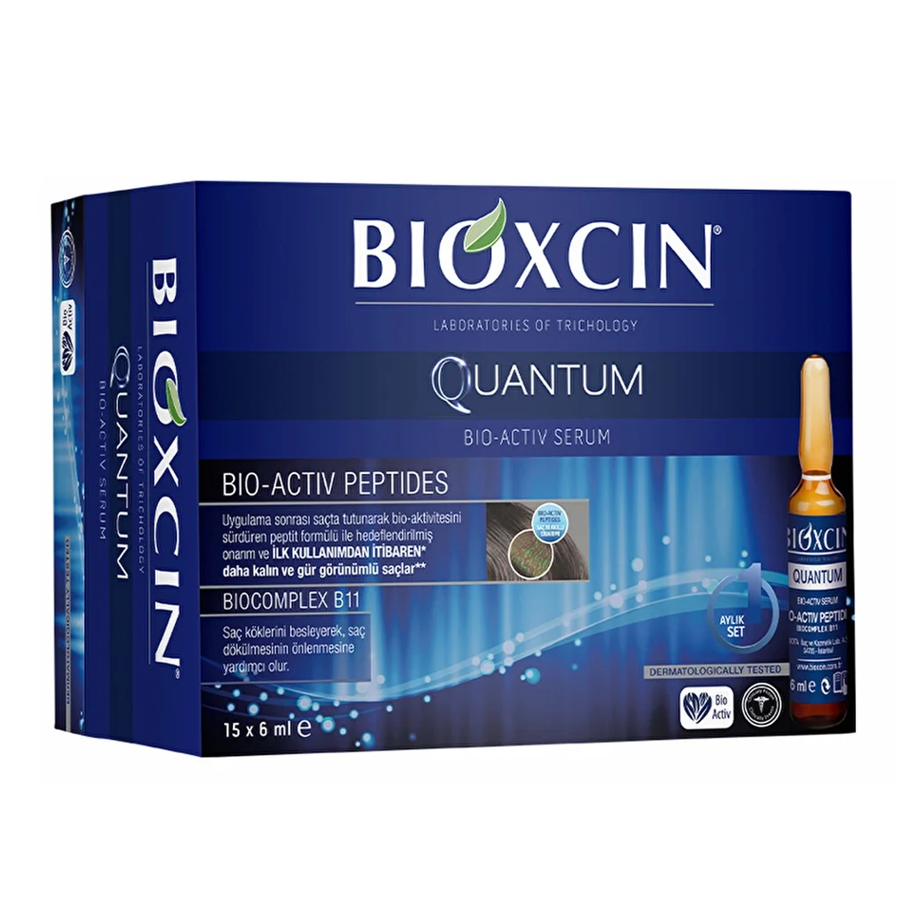 Bioxcin أمبولات سيروم بيوكسين كوانتم المضادة لتساقط الشعر، 15 × 6 مل 2