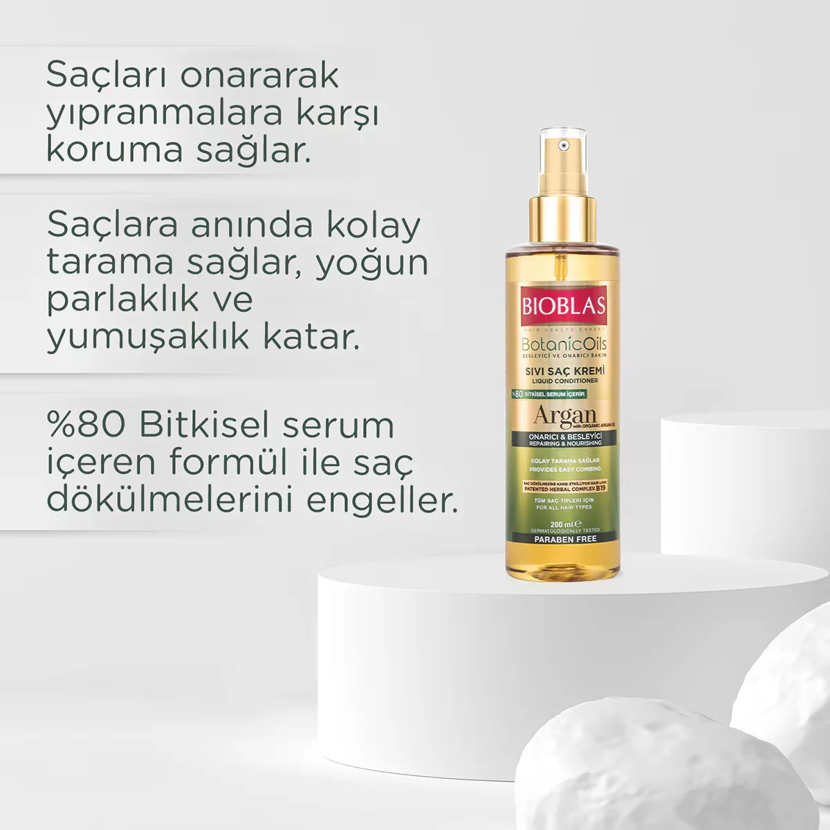 Bioblas Botanic Oils Argan Oil Liquid Hair Conditioner 200 ml 2