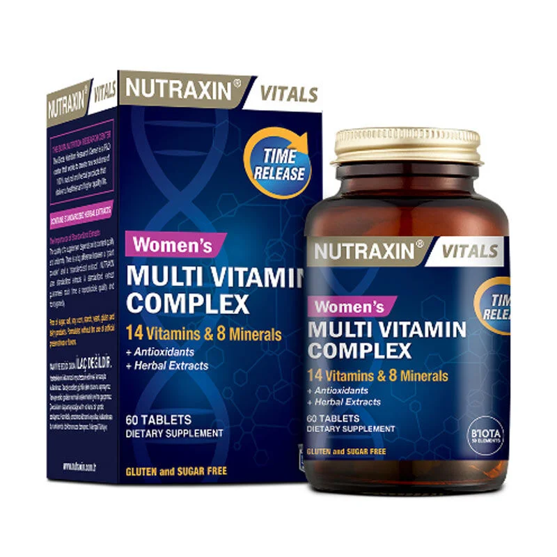 Nutraxin نيوتراكسين، مجمع الفيتامينات المتعددة للنساء، 60 قرصًا 2