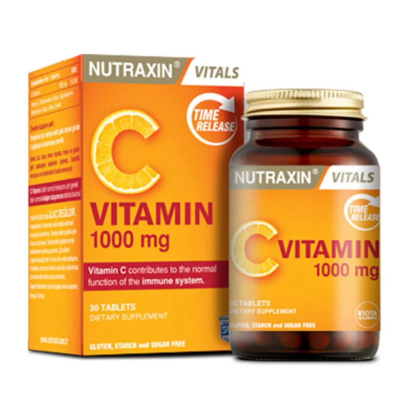 Nutraxin نيوتراكسين فيتامين سي 1000 مجم 30 قرصًا 2