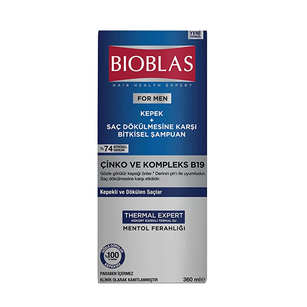شامبو بيوبلاس للرجال المضاد لتساقط الشعر 360 مل Bioblas 3