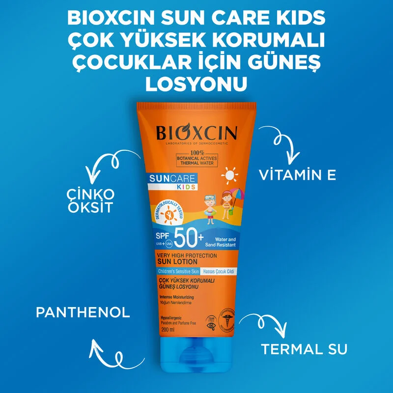 لوشن واقي شمس للأطفال SPF 50+ 200 مل من بيوكسين Bioxcin 3