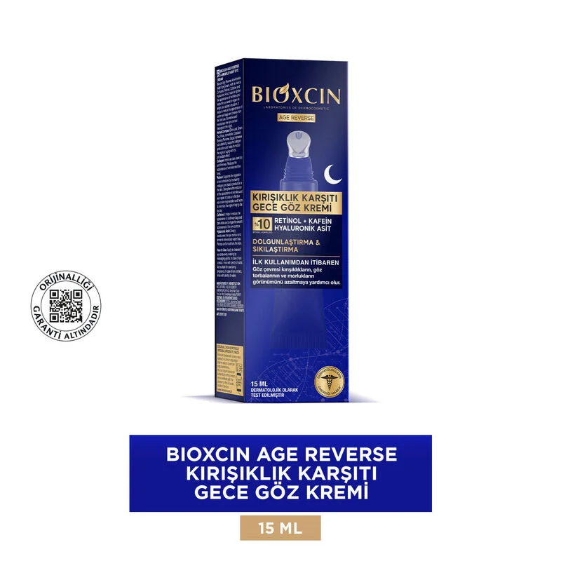 Bioxcin Age Reverse Anti-wrinkle Night Eye Contour Cream 15 ml 3