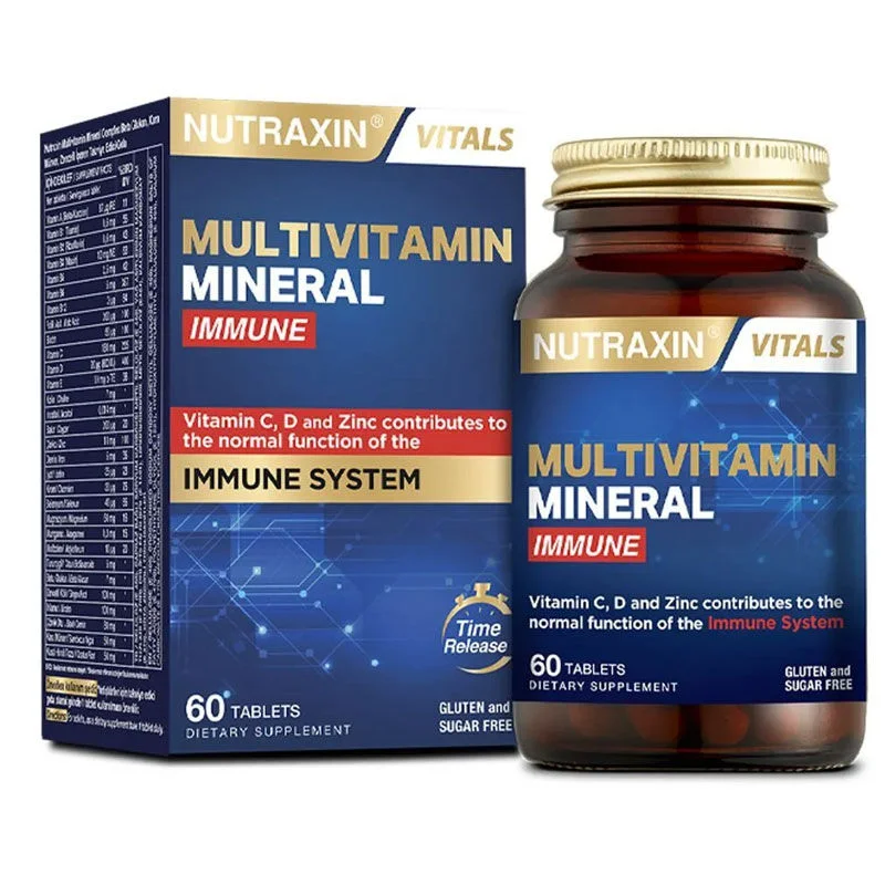 Nutraxin Immunsupport Multivitamin &amp; Mineral - 60 Tabletten 2