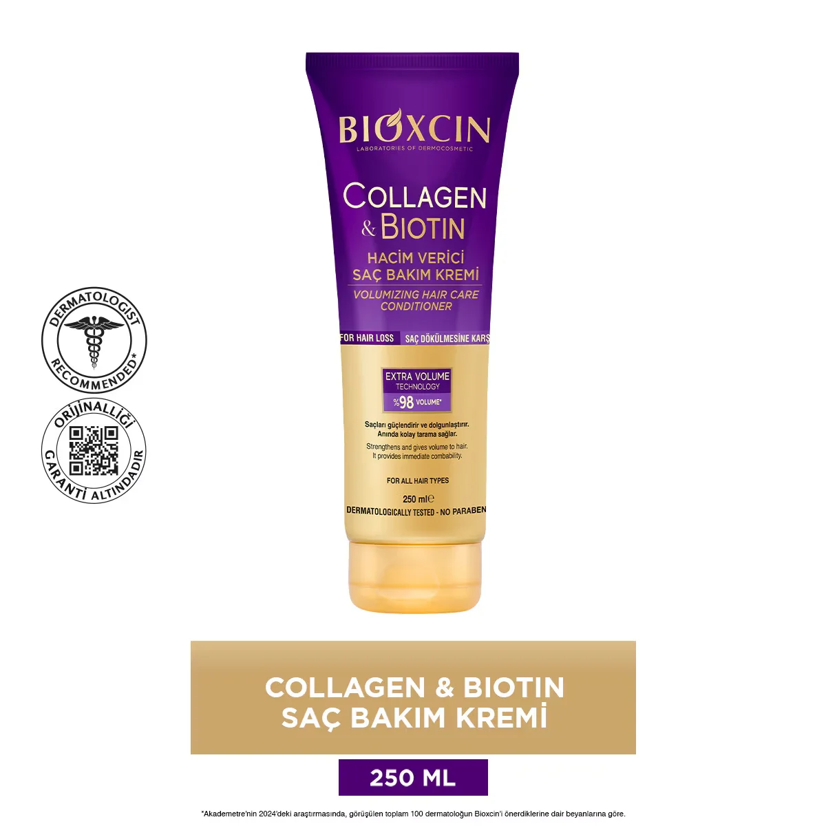 Bioxcin Collagen Biotin Volumizing Hair Cream 250 ml 6