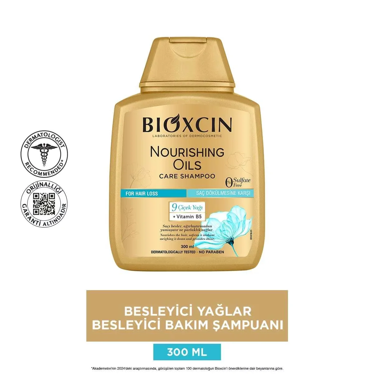 شامبو بيوكسين للعناية بالزيوت المغذية 300 مل Bioxcin 6