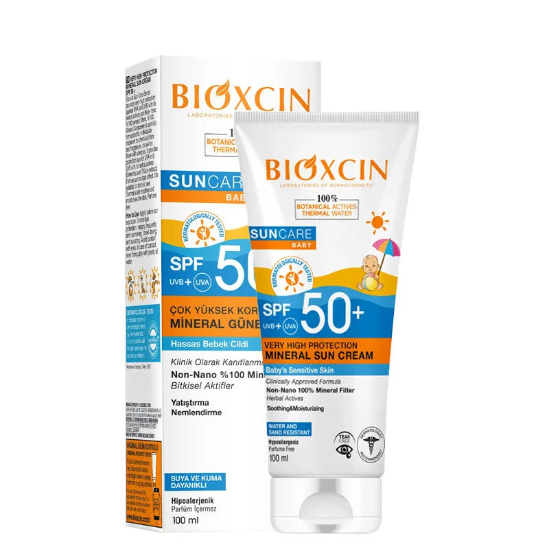 كريم واقي شمس معدني للأطفال SPF50+ 100 مل من بيوكسين Bioxcin 2