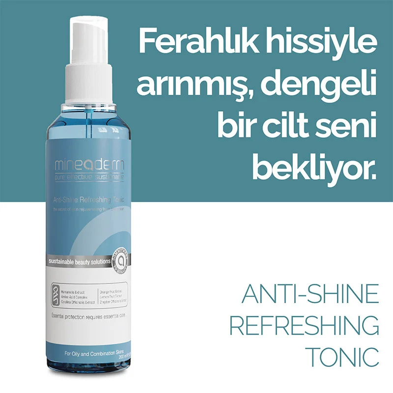 Matifiez & Rafraîchissez : Tonique Anti-Brillance Mineaderm 2