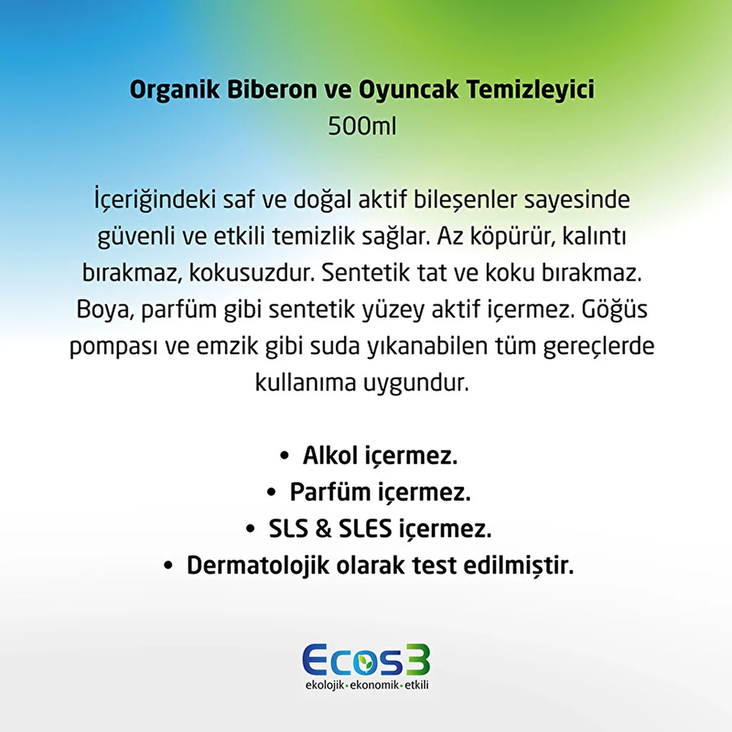 احصل على نظافة عضوية آمنة لزجاجات وألعاب طفلك مع Ecos3 6