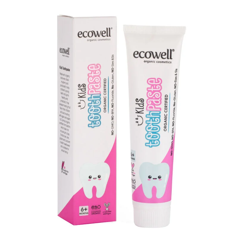 احصل على ابتسامة صحية لطفلك مع معجون أسنان Ecowell العضوي 3