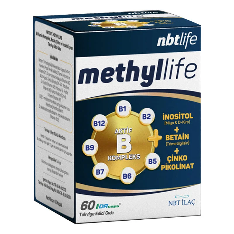 ادعم صحتك: NBT İlaç Methllife مكمل غذائي 60 كبسولة 2