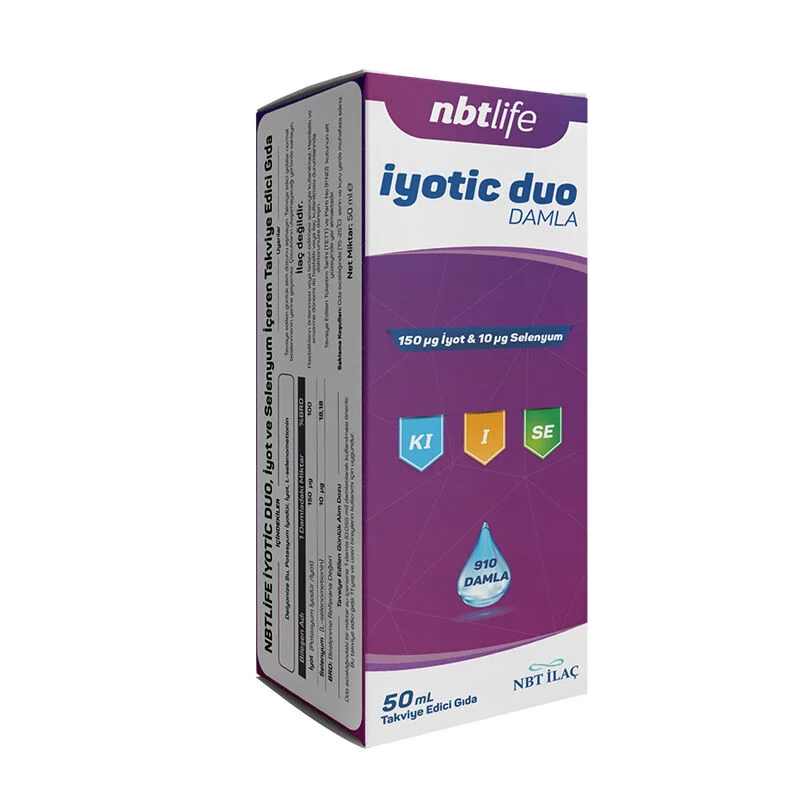 Soutenez Votre Thyroïde avec Nbt Life İyotic Duo Drop 2