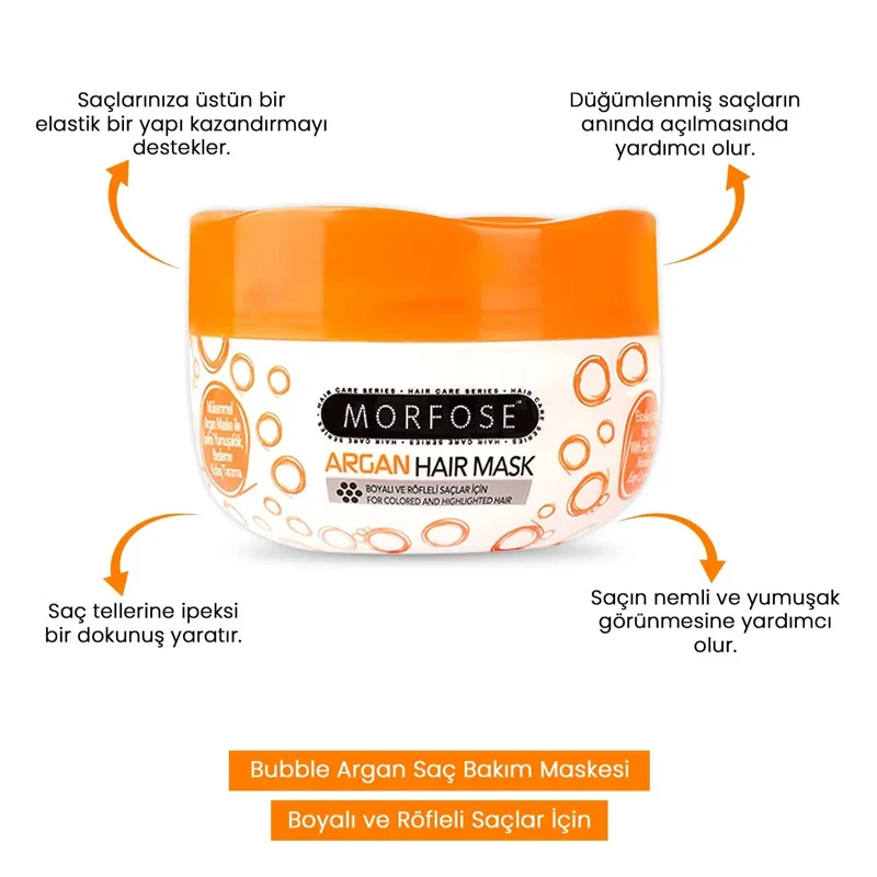 Morfose Argan Hair Mask 500 ml 2