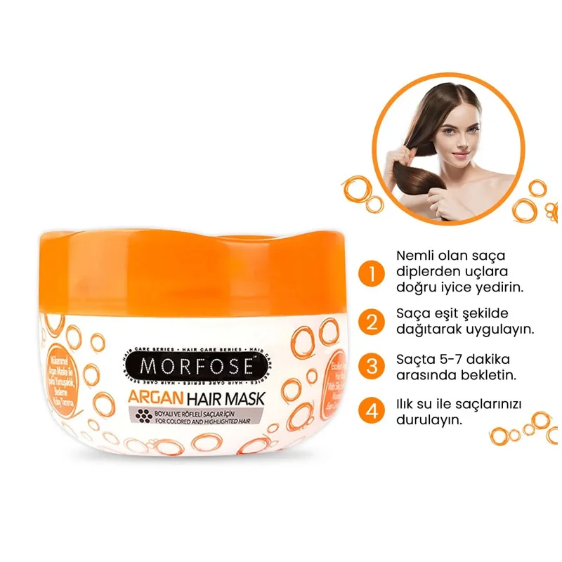 Morfose Argan Hair Mask 500 ml 3