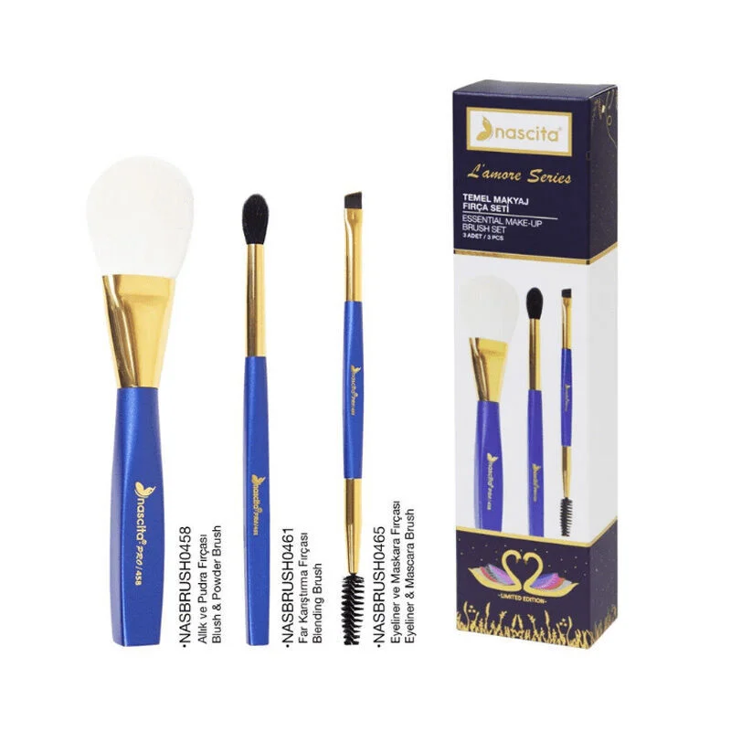 Obtenez un look impeccable avec le Set Pinceaux Nascita Lamo 2