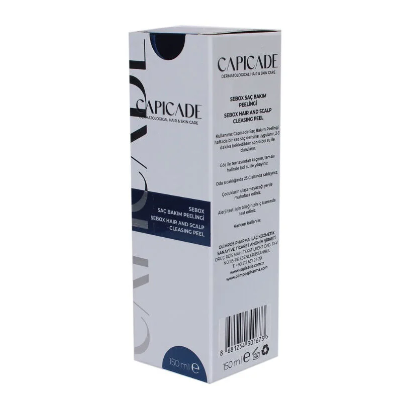 Révélez des cheveux sains avec le Peeling Capicade Sebox 2