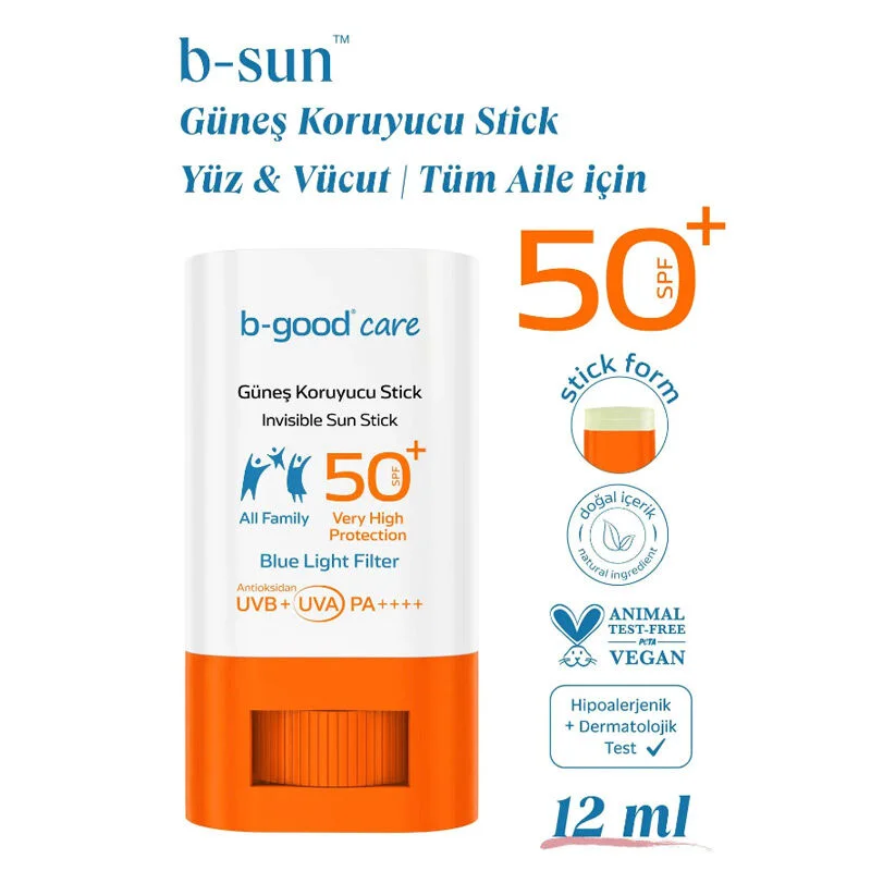 احصل على حماية فائقة وترطيب عميق مع ستيك b-good b-sun SPF50+ 4
