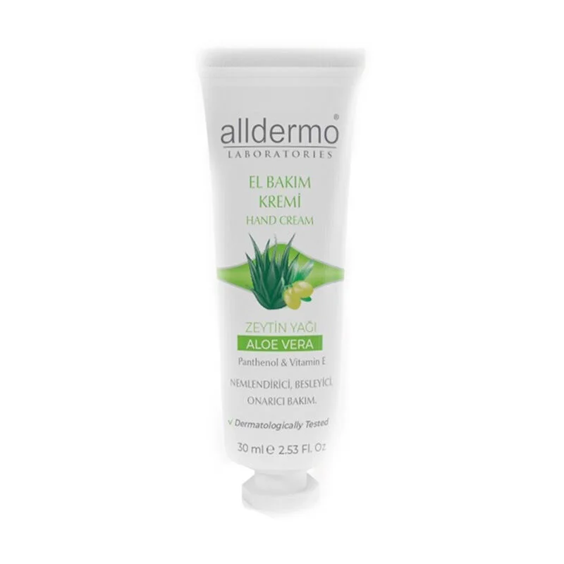 Hydratez & Adoucissez : Crème Mains Alldermo Olive & Aloe Ve