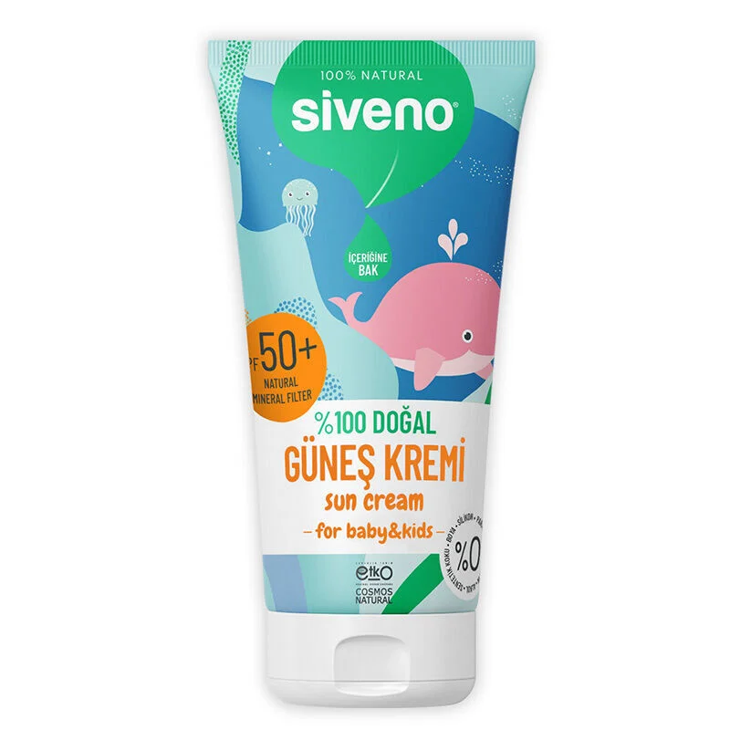 احمي بشرة طفلك الحساسة طبيعيًا مع Siveno Spf50+