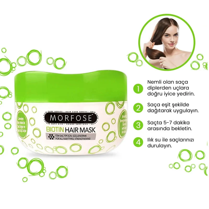 Morfose Biotin Hair Mask 500 ml 3