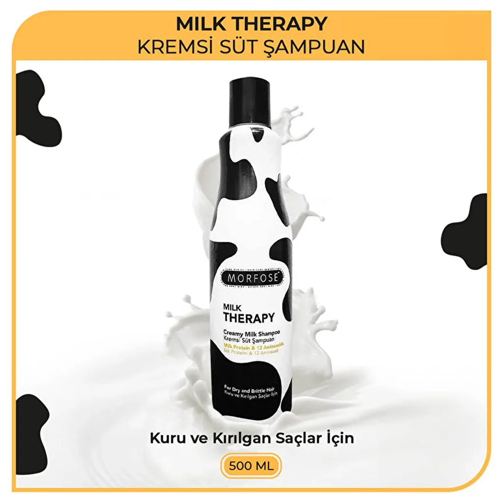 Morfose Milk Therapy Shampoo 500 ml 3