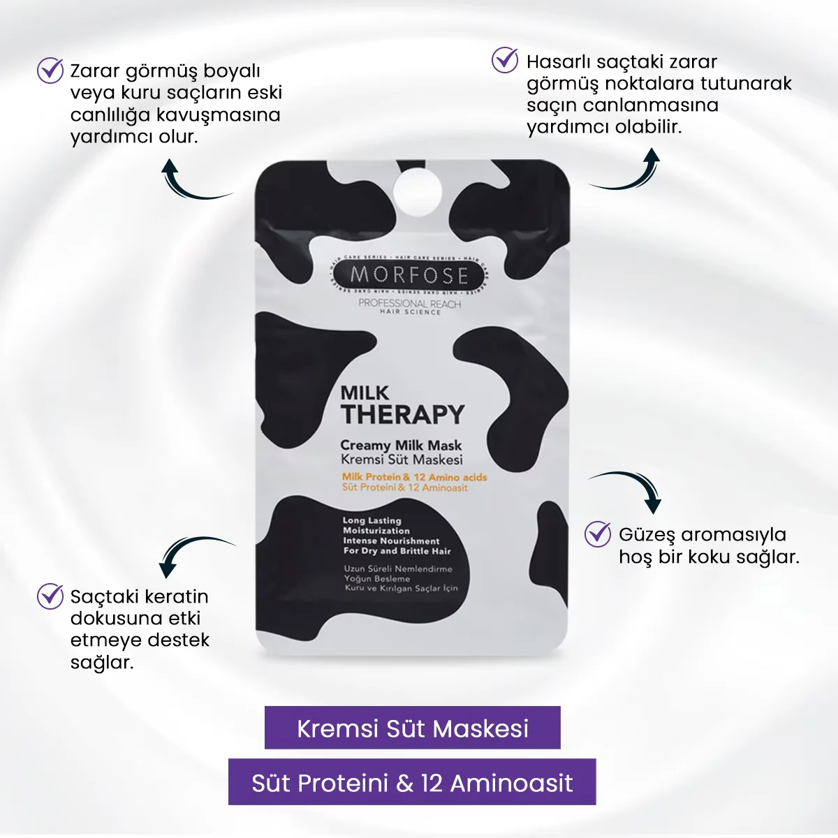 Morfose Milk Therapy Hair Mask 25 ml 4