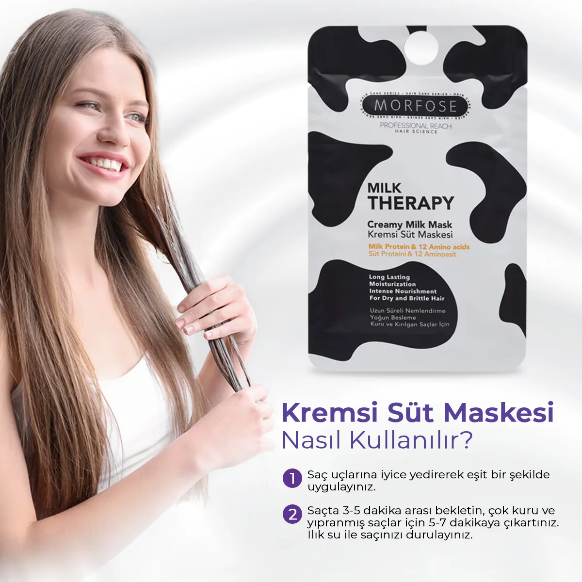 Morfose Milk Therapy Hair Mask 25 ml 3