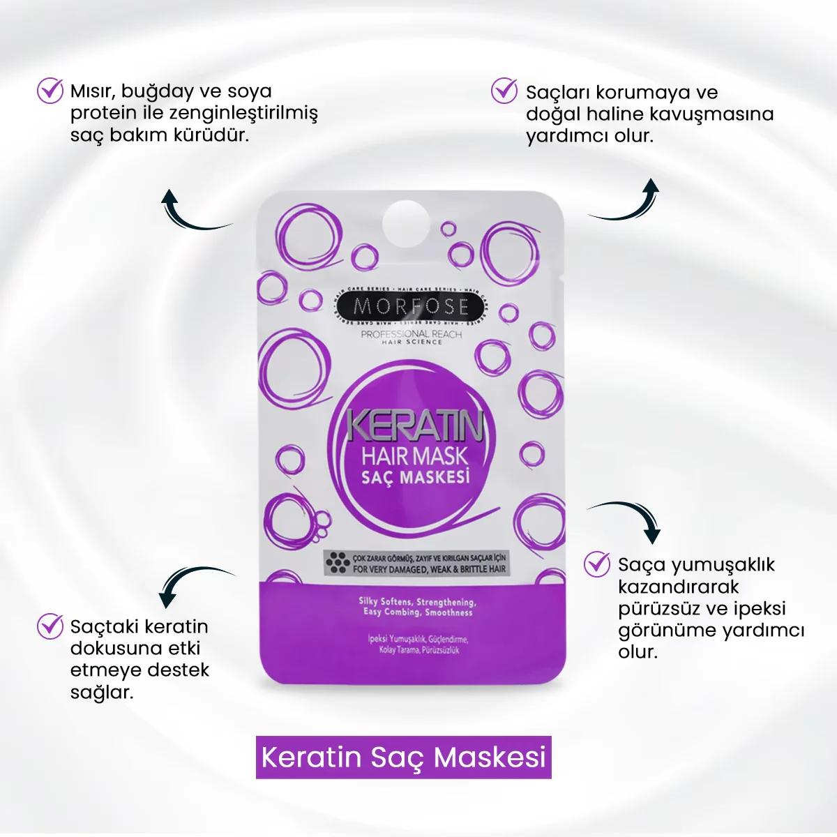 Morfose Keratin Hair Mask 25 ml 4