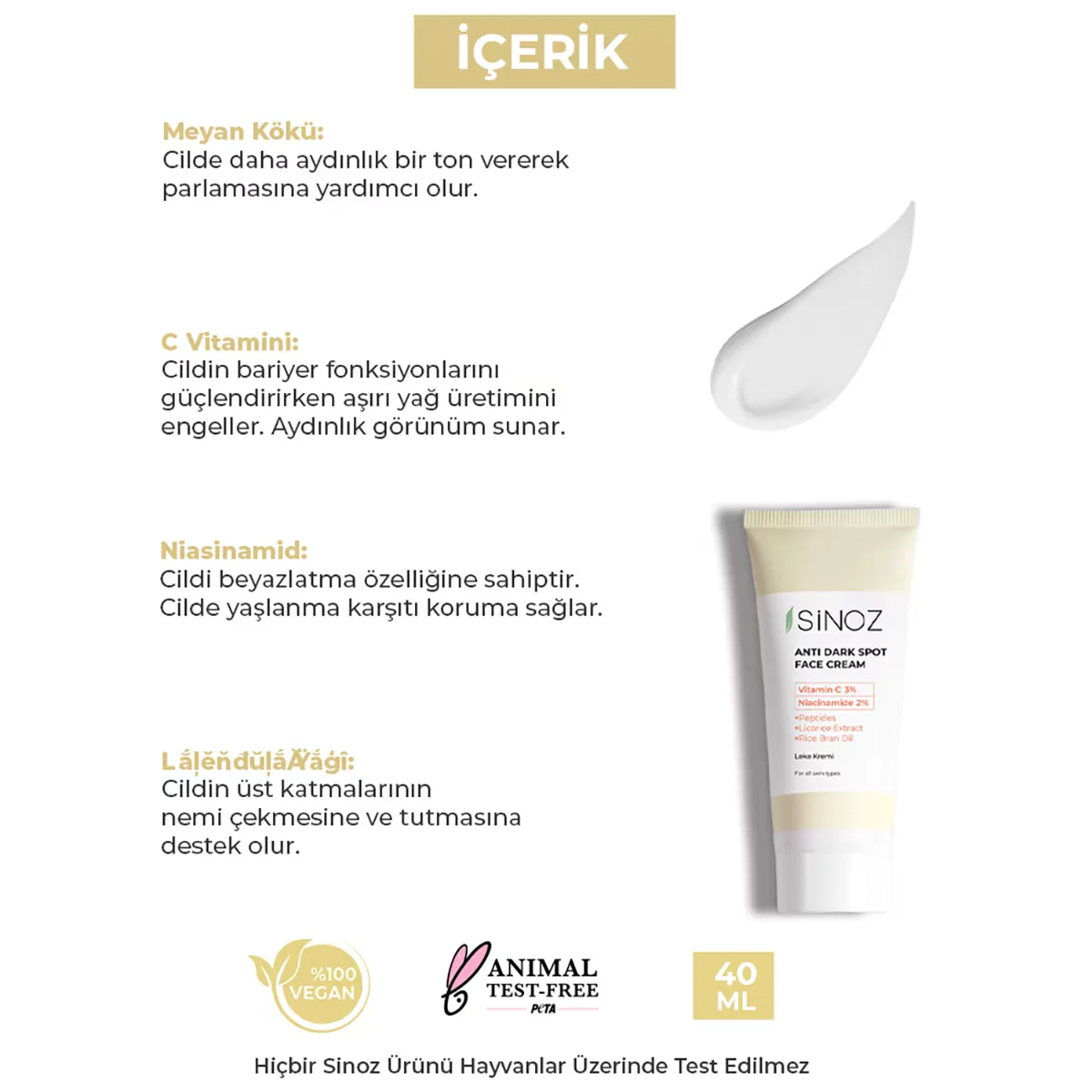 Sinoz Anti-Blemish Cream 40 ml 5