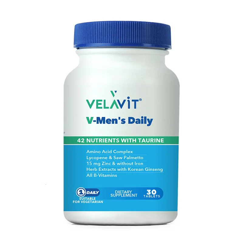ادعم حيويتك اليومية: Velavit V-Mens Daily للرجال 30 قرص 2