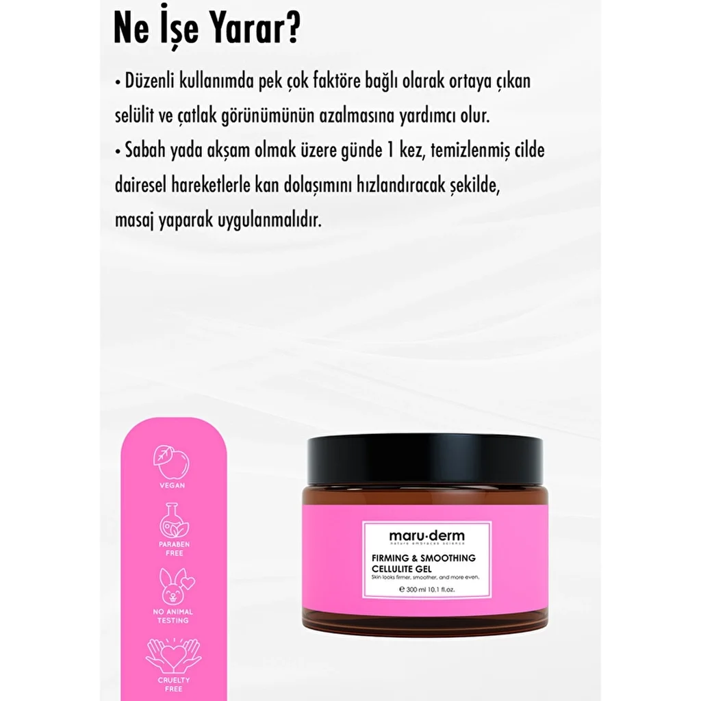 Obtenez une peau ferme et lisse avec le Gel Maruderm 5