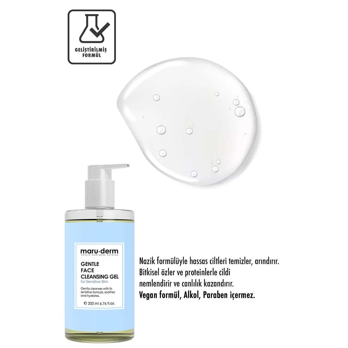 Apaisez & Purifiez: Gel Nettoyant Visage Maruderm Peaux Sens 4