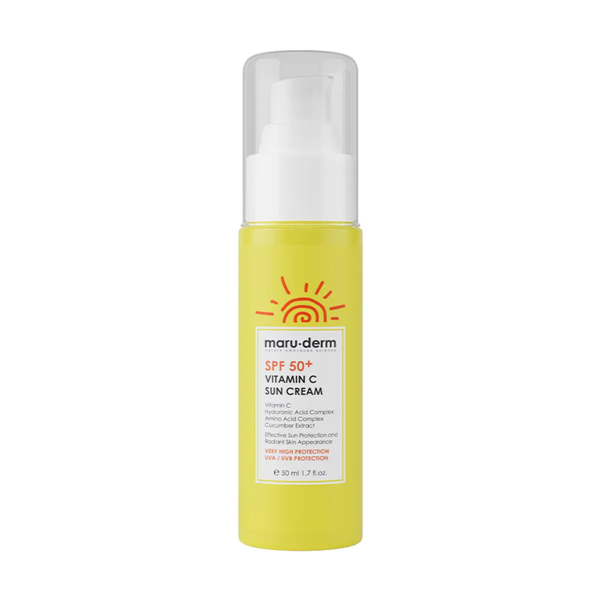 احصلي على بشرة مشرقة ومحمية: كريم Maruderm Spf50+ بفيتامين C 2