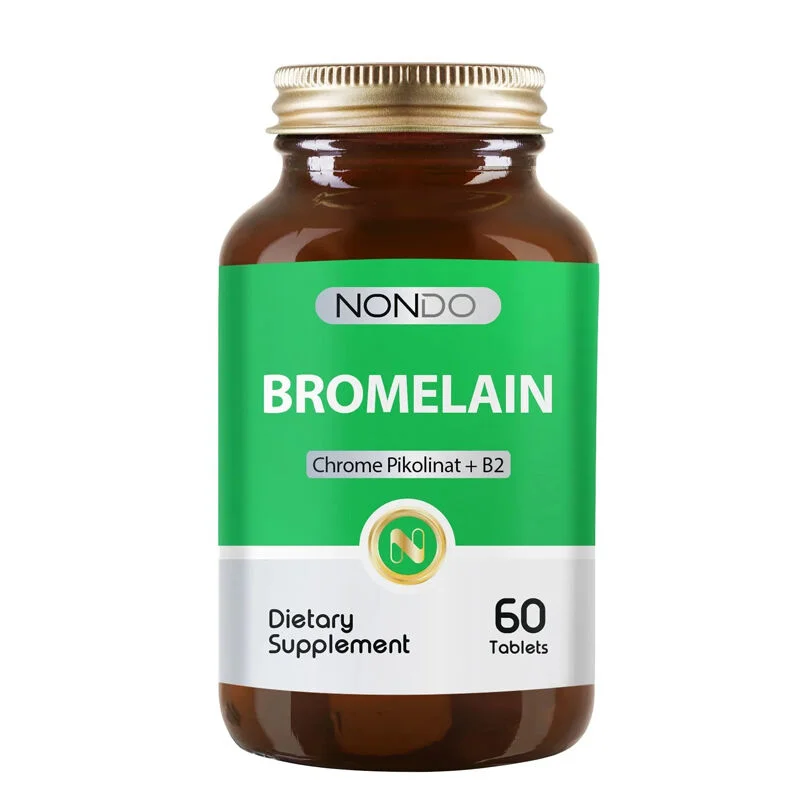ادعم نظامك الغذائي: Nondo Vitamins Bromelain 750 mg 2