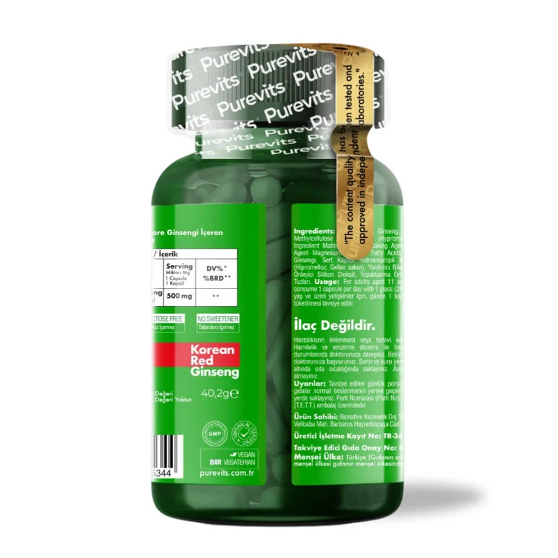 Profitez d'un Ginseng Rouge de Corée Pur et Végétal 2