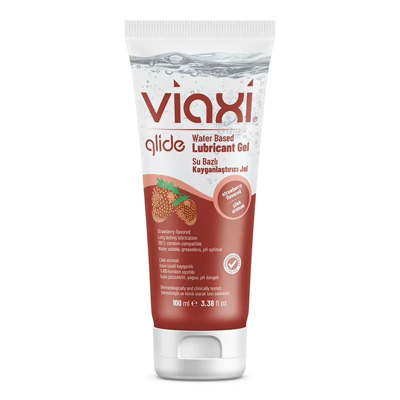 Viaxi Glide Erdbeer Gleitgel - 100ml 2