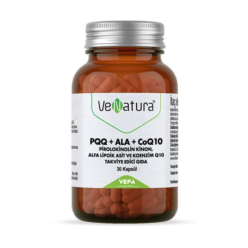 Boostez Énergie & Cerveau avec VeNatura PQQ+ALA+CoQ10 2