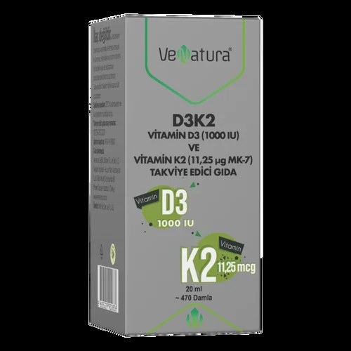 Optimisez votre apport en Vitamines D3 et K2 avec VeNatura 2