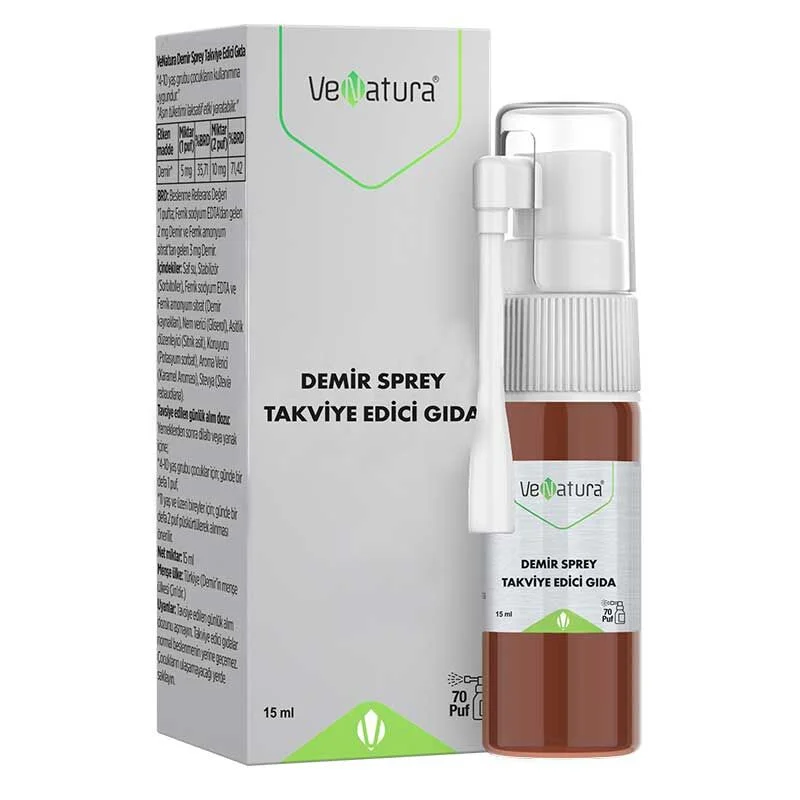 Facilitez votre apport en fer avec VeNatura Spray 15 ml 2