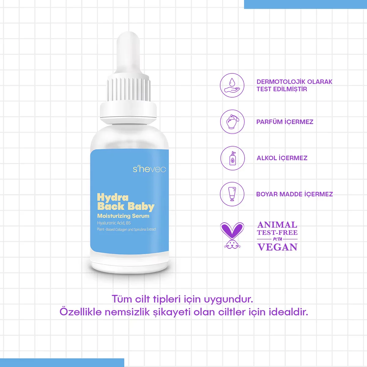 Obtenez une peau hydratée et éclatante avec She Vec Hydra Ba 6
