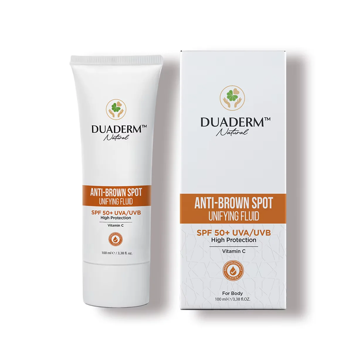 Protégez & Unifiez: Crème Solaire Anti-Taches SPF 50 Duaderm 2